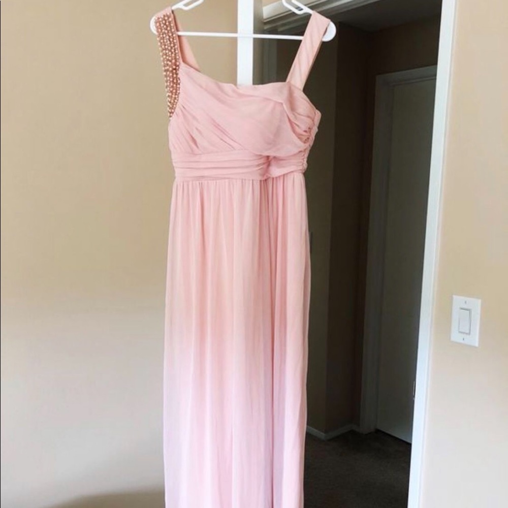 Bridesmaid/Prom dress in blush/light pink, size 11/12